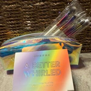 Morphe A Better Whirled brush set & bag